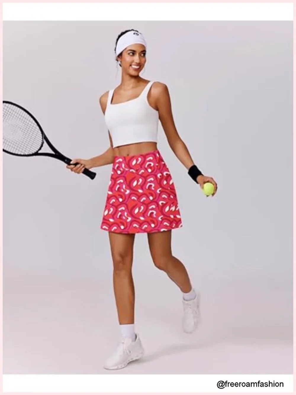 Women's High Waisted Golf Skort with 4 Pockets, Quick Dry UPF 50+ Athletic